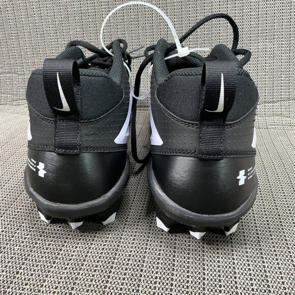 Nike Alpha Menace 4 Agility X Power Mens Size 12.5 Black/White Football Cleats